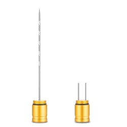 Aluminyum Puro Açıcı İğne ve Puro Tutucu Gold - 3
