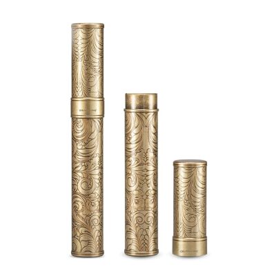 Cigarloong Damascus Metal Puro Kılıfı Tekli Gold 56 Ring - 2