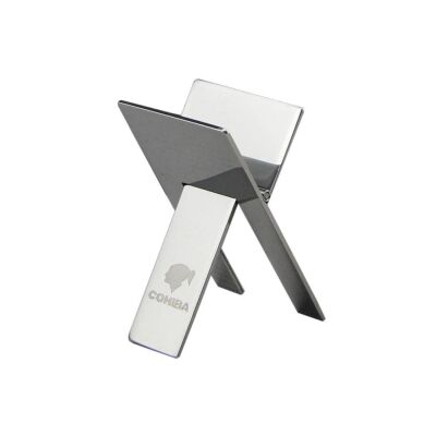 Cohiba Metal Katlanır Puro Sehpası Standı Krom - 1