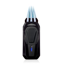 Colibri Boss 3 Alev Kesicili Puro Çakmak Metalic Siyah LI950T1 - Colibri (1)
