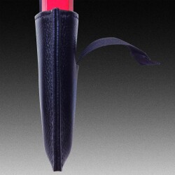 Colibri Deri Çakmak Kılıfı XL Siyah 7x11cm - 3
