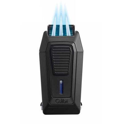 Colibri Gotham 3 Jet Alev Puro Çakmağı V-Cut Siyah LI970C1 - 2