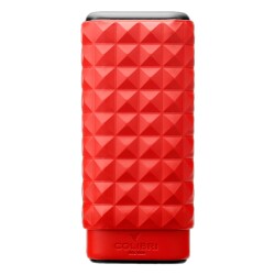 Colibri Quasar Deri Puro Kılıfı 3lü Kırmızı/Krom (60Ring) - Colibri