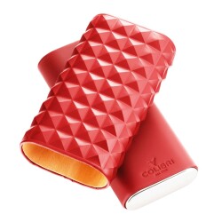 Colibri Quasar Deri Puro Kılıfı 3lü Kırmızı/Krom (60Ring) - Colibri (1)