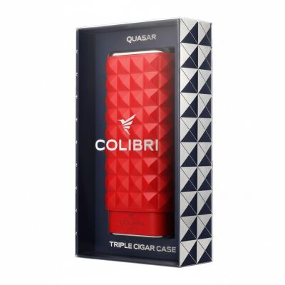 Colibri Quasar Deri Puro Kılıfı 3lü Kırmızı/Krom (60Ring) - 3