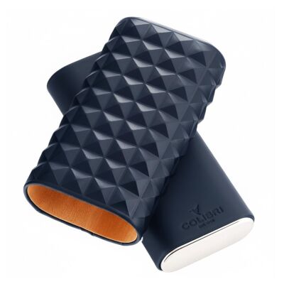 Colibri Quasar Deri Puro Kılıfı 3lü Mavi/Krom (60Ring) - 2