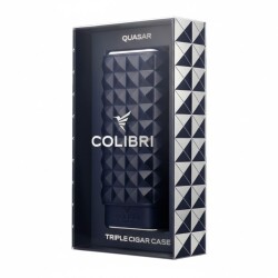 Colibri Quasar Deri Puro Kılıfı 3lü Mavi/Krom (60Ring) - 3