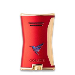 Colibri Slim Tek Torch Pürmüz Puro Çakmak Kırmızı LI221T5 - Colibri