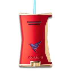 Colibri Slim Tek Torch Pürmüz Puro Çakmak Kırmızı LI221T5 - Colibri (1)