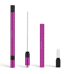 Delicili Puro Açıcı İğne ve Puro Tutucu Purple/Siyah - 2