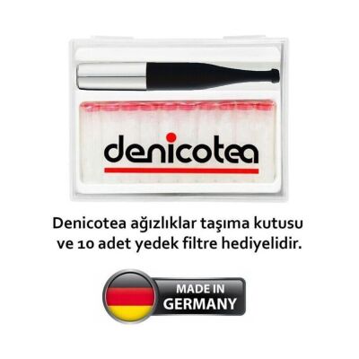 Denicotea 20242 Karbon Filtreli Sig. Ağızlığı 9mm Silver - 2