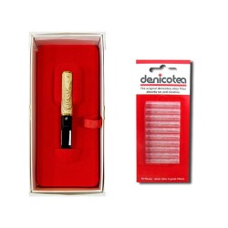 Denicotea Nice 25100 Karbon Filtreli 9mm Lüks Sig.Ağızlığı Sandalwood - Denicotea (1)