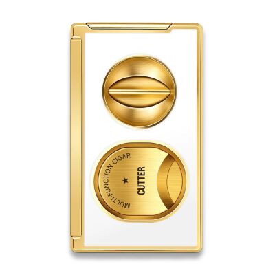 Double SV Cut Puro Kesici Delicli Beyaz/Gold - 1