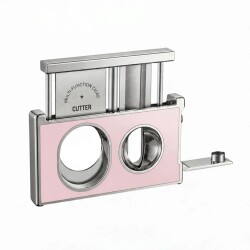 Double SV Cut Puro Kesici Delicli Pembe/Krom - CigarLoong (1)