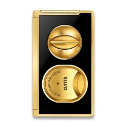 Double SV Cut Puro Kesici Delicli Siyah/Gold - CigarLoong