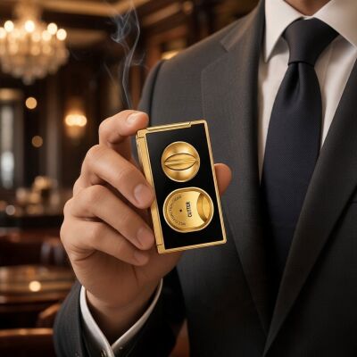 Double SV Cut Puro Kesici Delicli Siyah/Gold - 3
