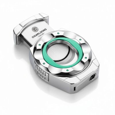 Double SV Cut Puro Kesici Delicli Yeşil/Krom - 3