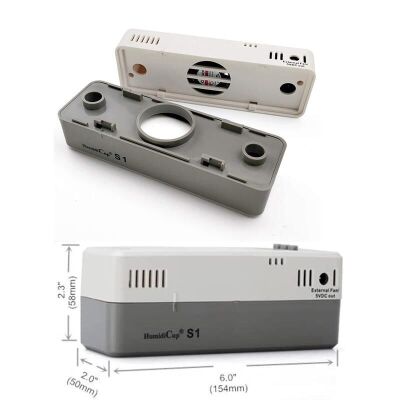 Elektronik Nemlendiricili 3 Raflı Puro Kutusu Humidor Kabinet Siyah - 5