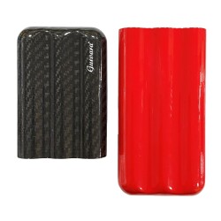 Guevara Karbon Fiber Puro Kılıfı Kırmızı/Siyah 3lü (60Ring) - Lubinski (1)