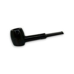 Longan 9mm Ahşap Pipo Seti Mat Siyah - 2