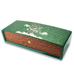 Lubinski Dragon Humidor Puro Kutusu Yeşil Lake 150s - Lubinski