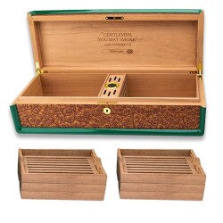 Lubinski Dragon Humidor Puro Kutusu Yeşil Lake 150s - 4