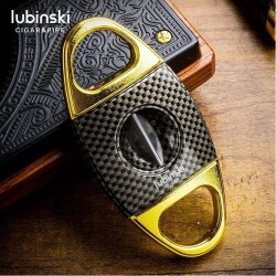 Lubinski Karbon Desen Metal V Puro Kesici Gold 60 Ring - Lubinski (1)