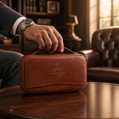 MonteCristo Deri Seyahat Travel Puro Taşıma Çantası - 2