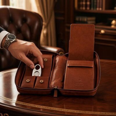 MonteCristo Deri Seyahat Travel Puro Taşıma Çantası - 4
