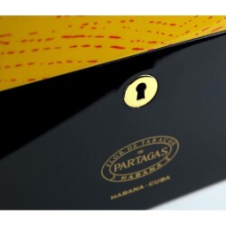 Partagas Siyah/Sarı Lake Humidor Puro Kutusu 50's - 5