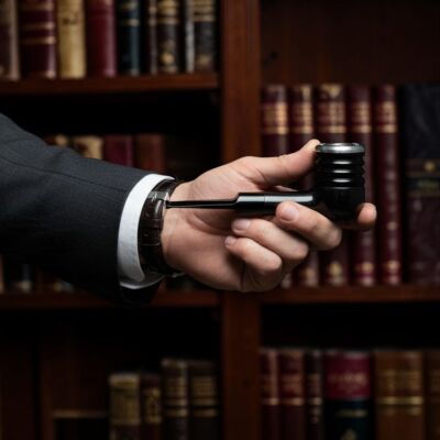 PD Modeli 9mm Filtreli Ahşap Kıvrık Pipo Seti Siyah - 3