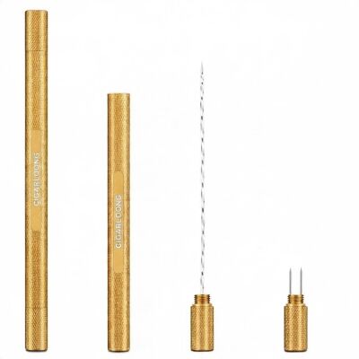 Puro Açıcı İğne ve Puro Tutucu Gold 18cm - 2
