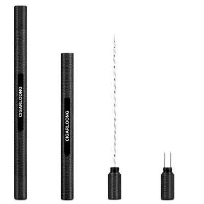 Puro Açıcı İğne ve Puro Tutucu Siyah 18cm - 2