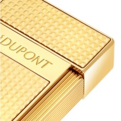 S.T. Dupont Biggy Puro Çakmak Parlak Gold 25209 - 4