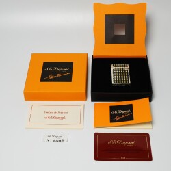 S.T. Dupont Çakmak 2001 Fantaisies Vichy Noir Limited Edition - S.T.Dupont (1)