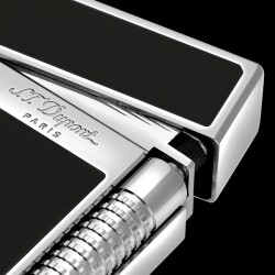 S.T. Dupont New Le Grand Puro Çakmak Siyah/Palladium 23010 - 4