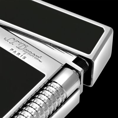 S.T. Dupont New Le Grand Puro Çakmak Siyah/Palladium 23010 - 4