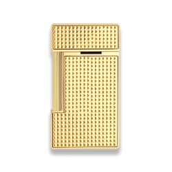 S.T. Dupont Slimmy Puro Çakmak Diamond Head Gold 28119 - 4