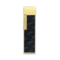 S.T. Dupont Twiggy Puro Çakmak Monogram Gold 30079 - 3