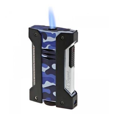 St.Dupont Defi Extreme Kamuflaj Mavi Puro Çakmak 21411 - 2