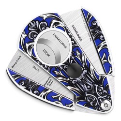 Telkari Desen Yaprak Metal Puro Kesici Mavi 60 Ring - CigarLoong (1)