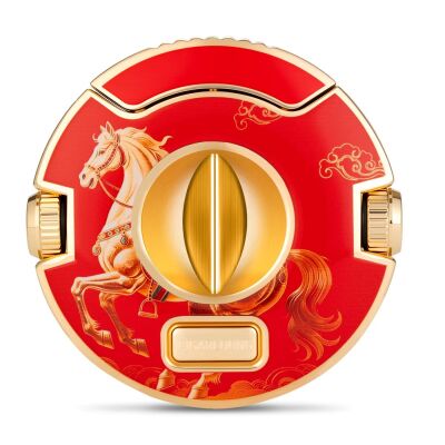 Year Of The Horse Gold Yuvarlak Puro Kesici ve Delici - 1