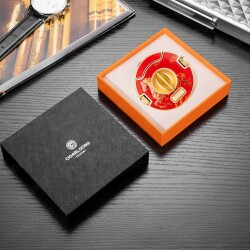 Year Of The Horse Gold Yuvarlak Puro Kesici ve Delici - 3